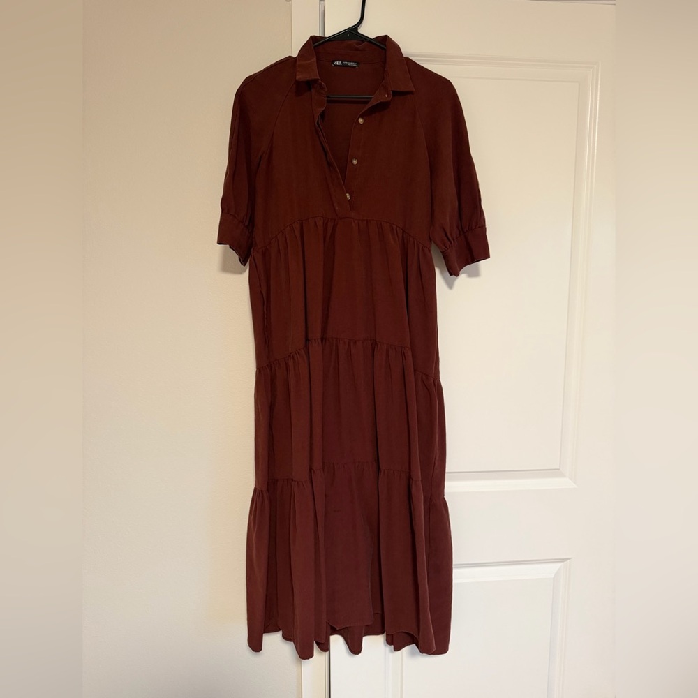 Zara Midi Collared Dress